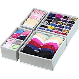$13.87 SimpleHouseware Closet Organizer 4 Set 衣柜整理4套