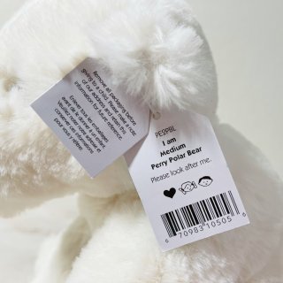 Jellycat Perry Polar Bear Stuffed Animal, Medium, 10 inches: Toys & Games