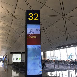 蛇口-香港机场-纽约...