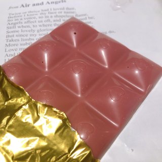 超好吃的粉色ruby cacao巧克力...