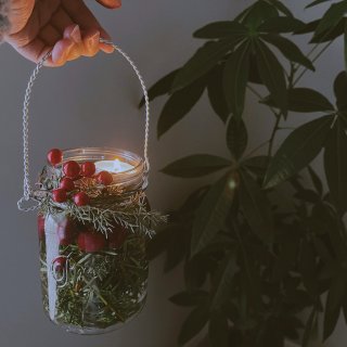 DIY | 圣诞小烛灯和table ga...