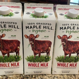 Maple Hill 最好喝的牛奶...