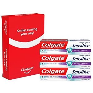 Colgate Sensitive Prevent and Repair Sensitive Toothpaste, 6 Ounce, 3 Count