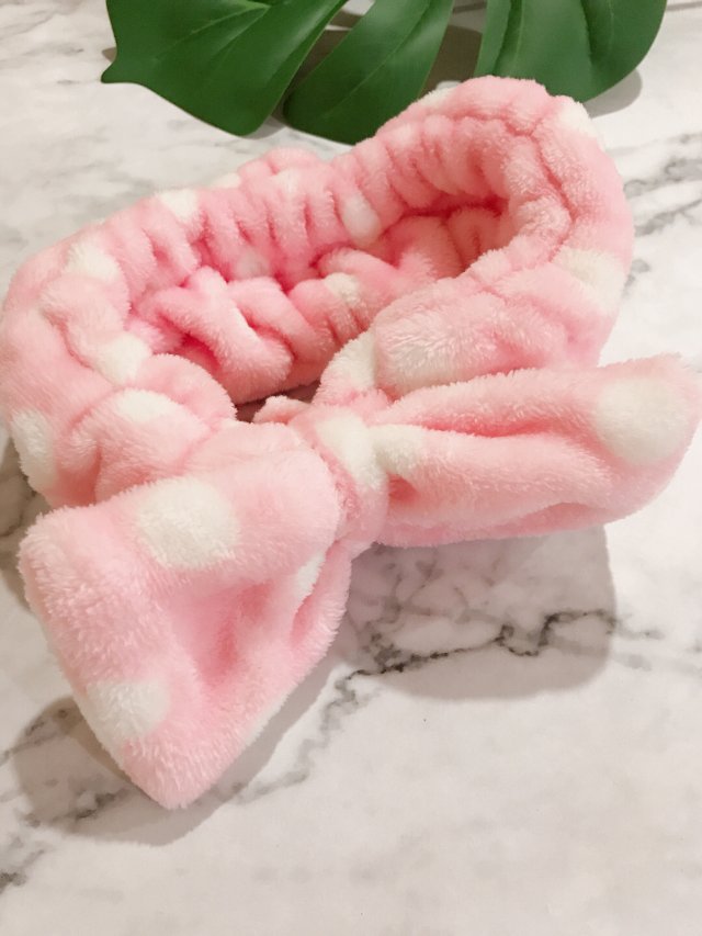 晒货挑战4/3⃣️洗脸专用发带