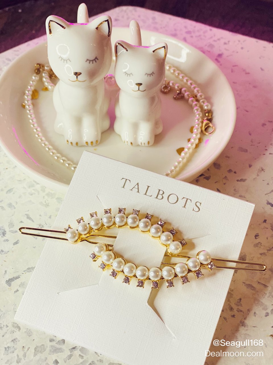 Talbots 撸羊毛：珍珠水钻发夹$2...