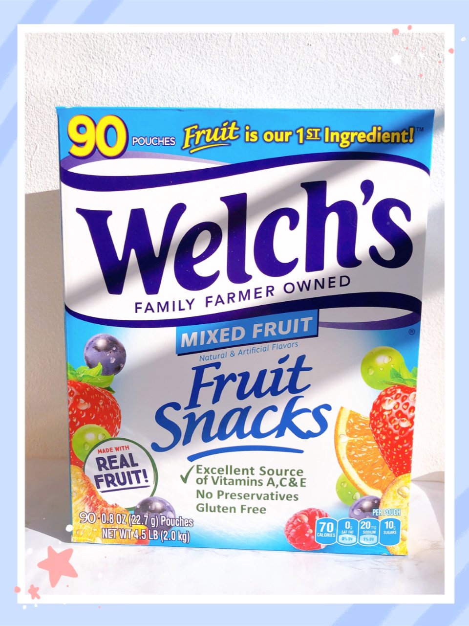 Costco,Welch's,Welch’s Fruit Snacks, .8 oz, 90-count