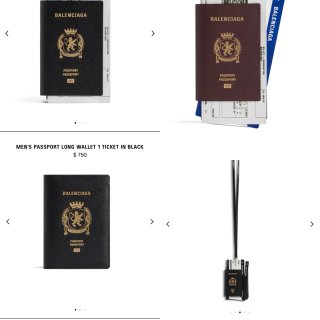 巴黎世家的护照系列，当设计师钱也太好赚了...