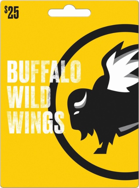 Buffalo-wild-wings $25礼品卡