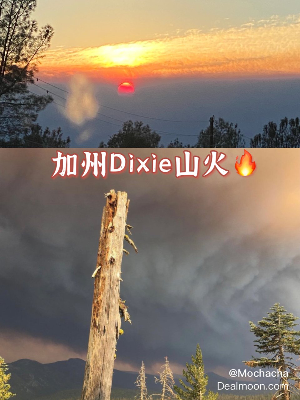🔥加州Dixie山火🔥...