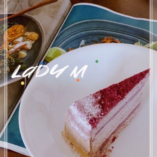 【Lady M】新品紫薯千层蛋糕｜尝鲜啦...