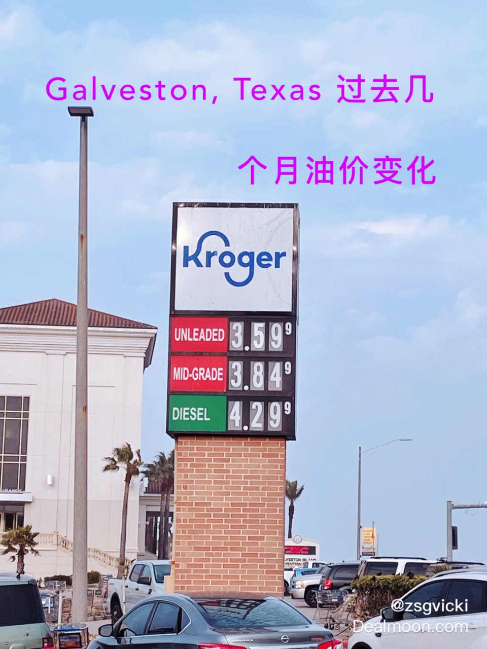 Galveston, Texas 过去几...