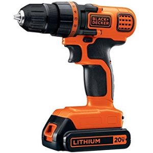 $29.99 BLACK&DECKER 百得 LDX120C 20V无绳电钻(通用电压)