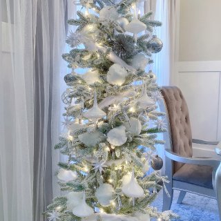 白色小圣诞树🎄...