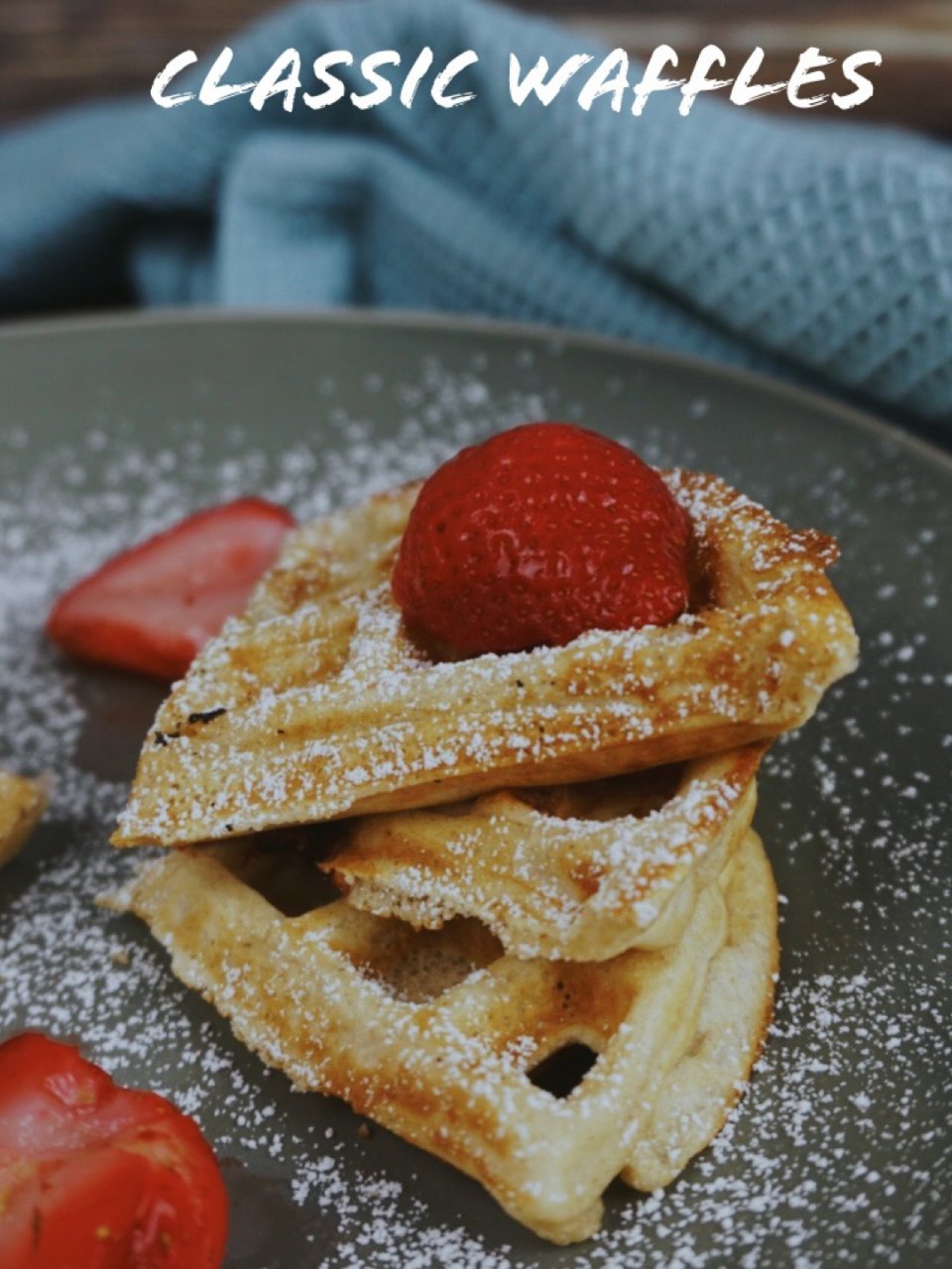 🍴早餐食谱 | 简单美味的waffles...