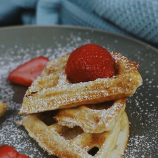 🍴早餐食谱 | 简单美味的waffles...