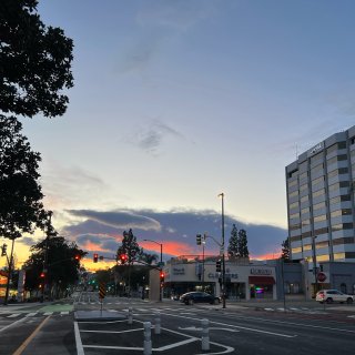 洛杉矶的夕阳