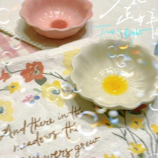Target 塔吉特百货,10oz Stoneware Flower Bowl Pink - Threshold™ : Target