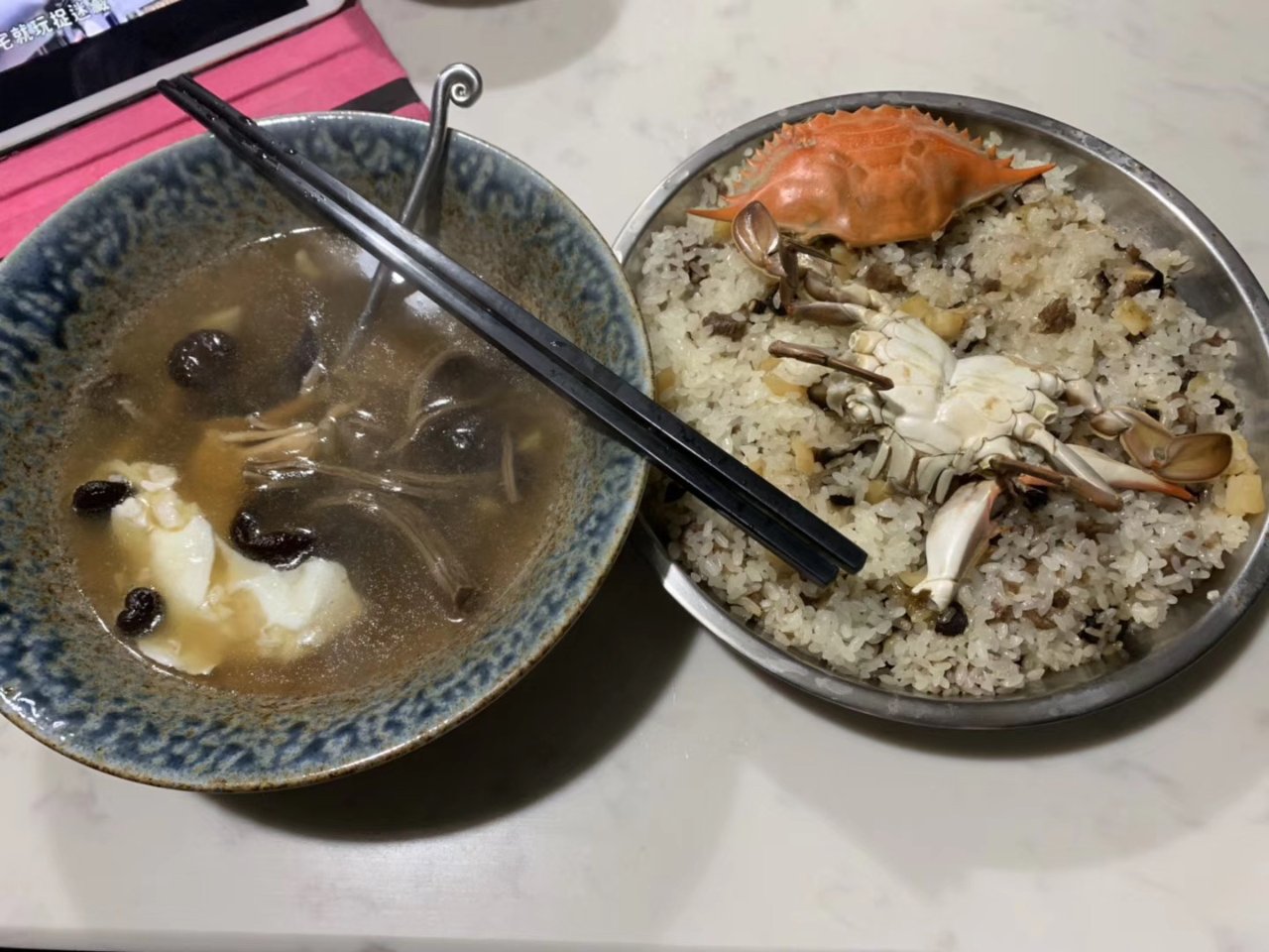 螃蟹糯米饭