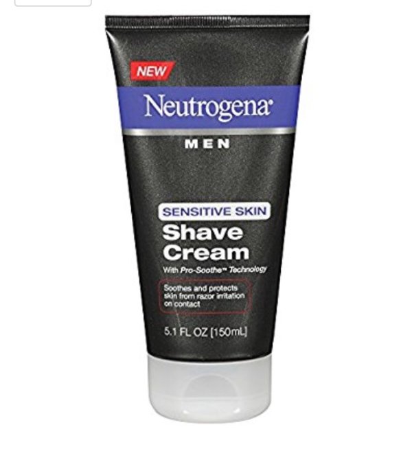Neutrogena Men Sensitive Skin Shave Cream, 5.1 Fl. Oz(Pack of 2)