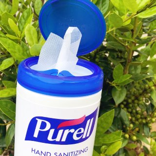 终于收到了Purell消毒纸巾...