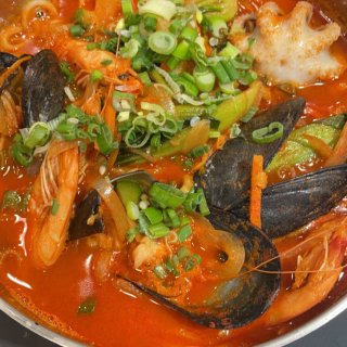 韓式海鮮🦞拉麵🍜#5...
