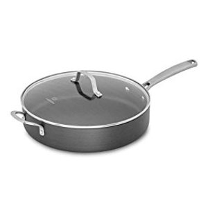 Calphalon Classic Nonstick Saute Pan with Cover, 5 quart, Grey @ Amazon.com