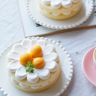 芒果裸蛋糕｜简单的生日仪式感...
