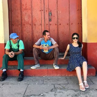 古巴❸Trinidad👗碎花短裙和旅拍小...