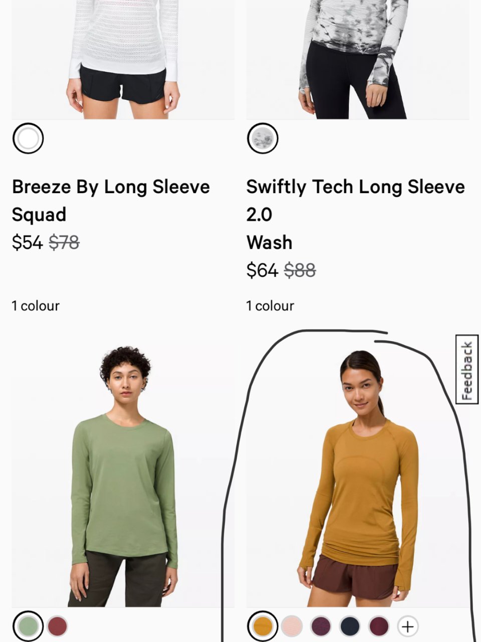 lululemon 露露乐檬,Swiftly Tech Long Sleeve 2.0 | Women's Long Sleeve Shirts | lululemon