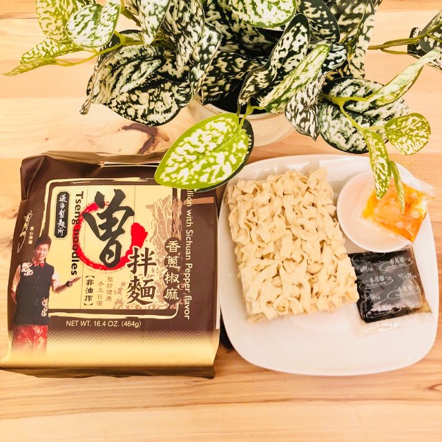 最爱的方便面之一@曾拌面青葱椒麻拌面