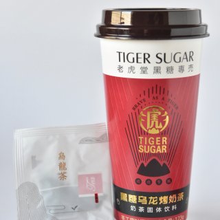 【老虎堂】黑糖乌龙烤奶茶🥤，很普通😬...