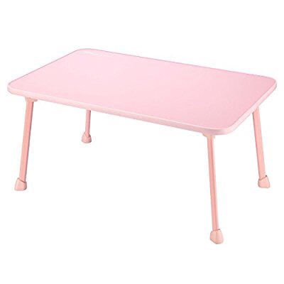 粉色床用桌子