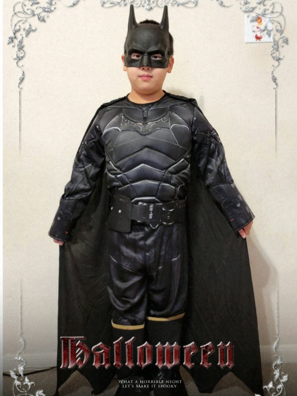炫酷Halloween蝙蝠侠套装...