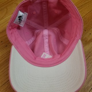 adidas 粉色帽帽