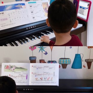 小叶子❥在线1V1钢琴陪练，让孩子轻松愉...