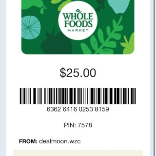 【众测】Whole Foods 礼卡怎么...
