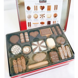 【Kirkland比利时巧克力饼干礼盒】...