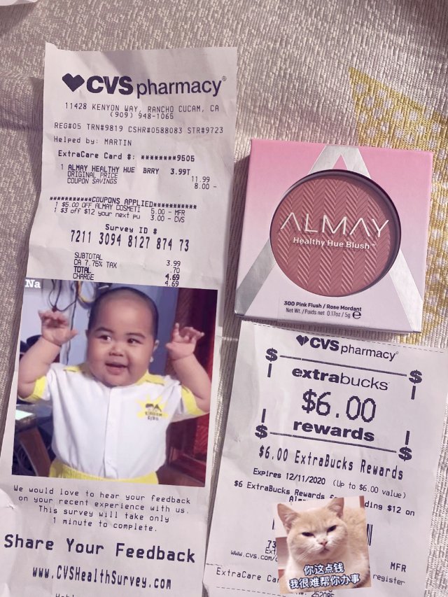 CVS懒得用脑🧱的一单