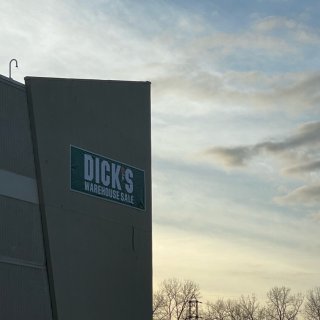 Dicks warehouse sale...