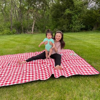 宅家backyard picnic 🧺 ...