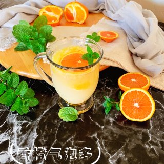 饮料DIY🍊鲜橙+汽水+养乐多...