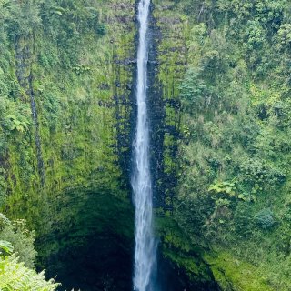 夏威夷大岛Akaka瀑布...