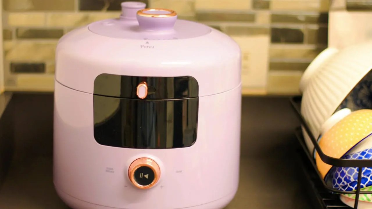 你以为它是煤气罐？它是颜值爆表的Poros电压力＋电饭煲一体锅呢！
