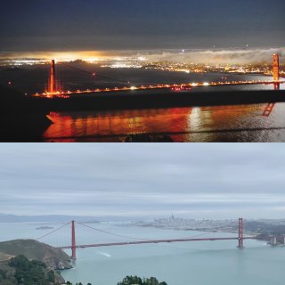 领略不同角度时间的旧金山大桥
