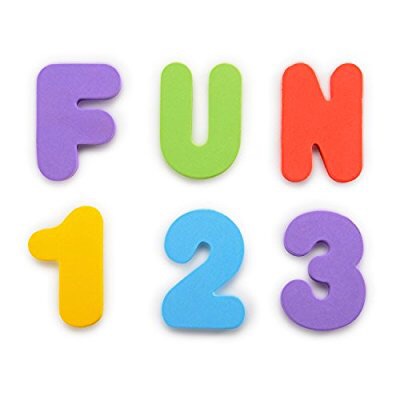 Munchkin 字母数字洗澡玩具 36片