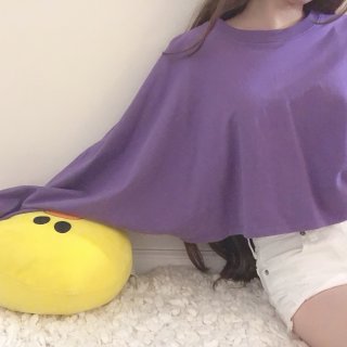 Zara开箱｜紫色蝙蝠袖卫衣 🦄...