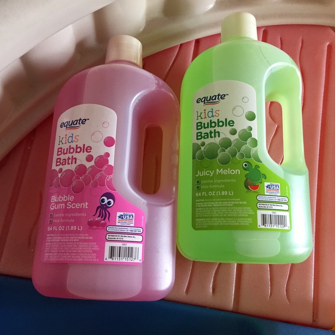 Equate Kids Bubble Gum Scent Bubble Bath, 64 fl oz