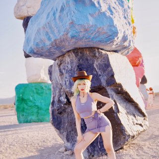 美国旅行｜拉斯维加斯-沙漠中的七彩石头🌈...