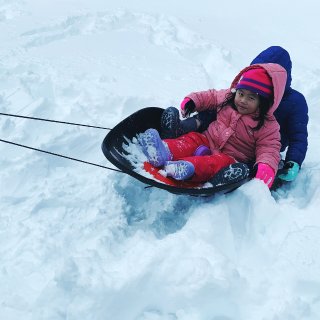 🛷#17 双人船形滑雪塑料雪橇...
