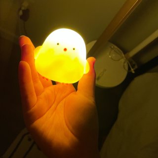 1pc Night Light Batteries Included, Creative Cartoon Cute Yellow Color Little Chicken Shaped Light | SHEIN USA